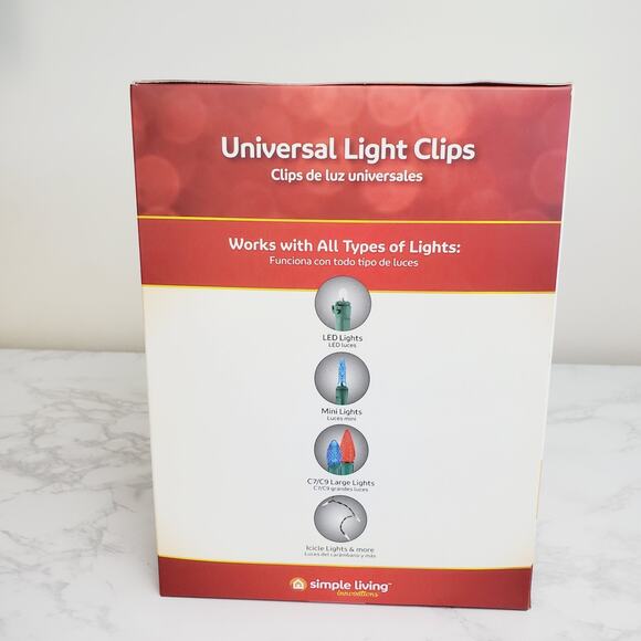Simple Living Solutions 300 COUNT Universal Christmas Light Clip Smart Light New - Picture 4 of 7